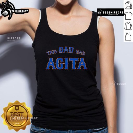 Premium 'This Dad Has Agita' tank top in a stylish design, perfect for casual outings or Father's Day gifts.