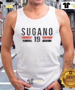 Premium Tomoyuki Sugano 19 Baltimore Font Vintage Tank Top featuring a stylish design perfect for casual wear.