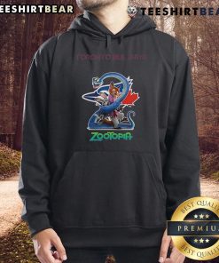 Alt Text: Premium Toronto Blue Jays Zootopia 2 Hoodie featuring vibrant graphics and comfortable fit for fans.