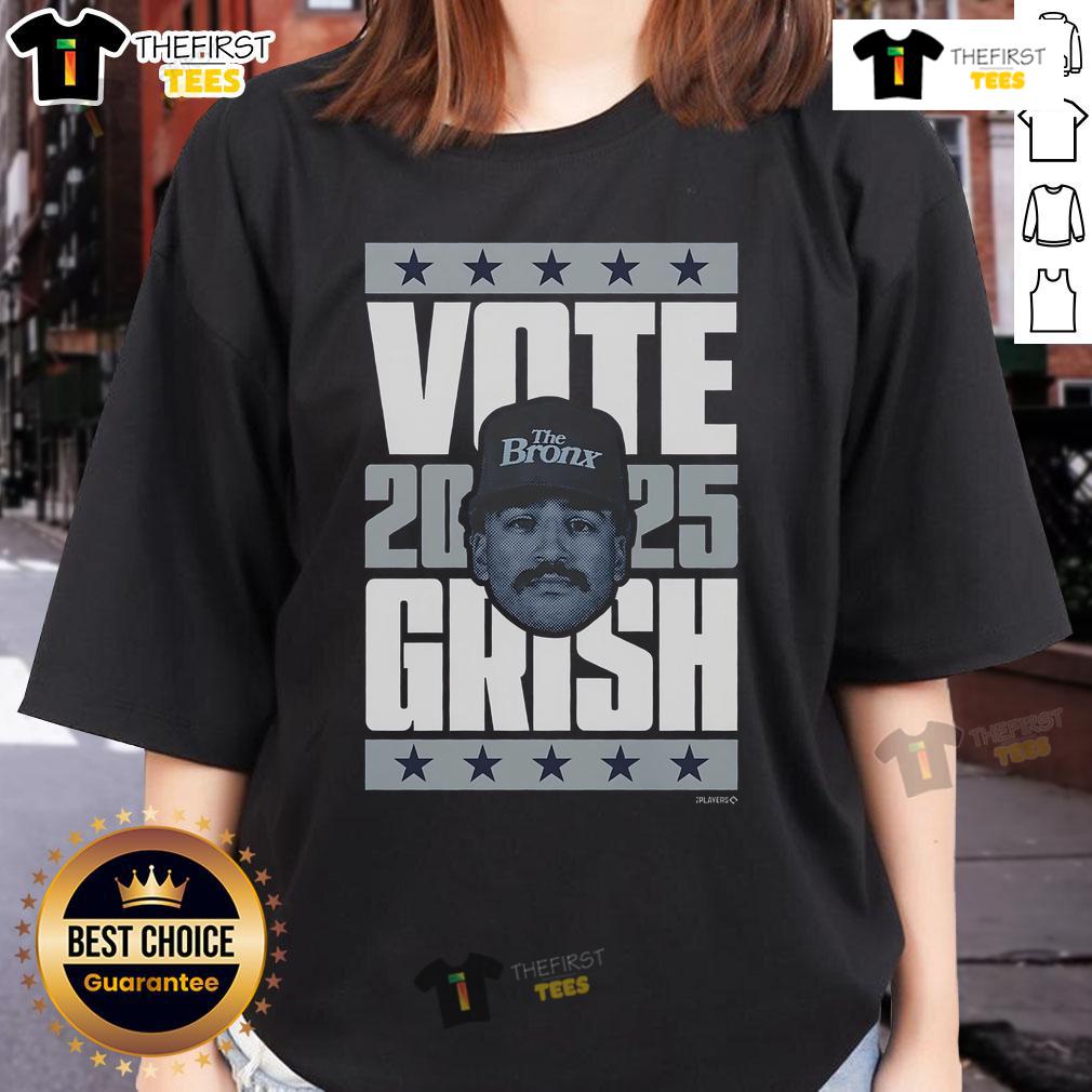 Premium Trent Grisham 2025 Vote Ladies Tee Premium Trent Grisham 2025 Vote Ladies Tee featuring a stylish design for fans of baseball and supporting Grisham.