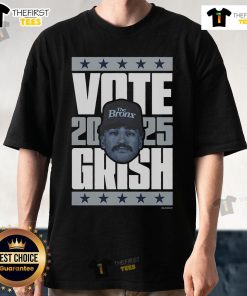 Premium Trent Grisham 2025 Vote T-Shirt featuring bold graphics and comfortable fabric, perfect for fans and supporters.