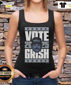 Premium Trent Grisham 2025 Vote Tank Top featuring a stylish design, perfect for baseball fans and voting advocates.