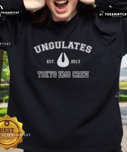 Premium Ungulates Tokuo Emo Crew Sweatshirt featuring a stylish design, perfect for casual wear and animal lovers.