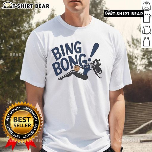 Alt Text: Premium Utah Jazz Bing Bong Girl T-Shirt featuring vibrant graphics and comfortable fit for fans and casual wear.
