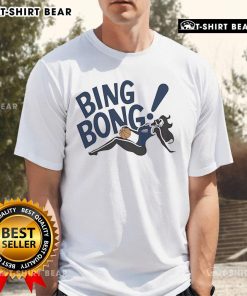 Alt Text: Premium Utah Jazz Bing Bong Girl T-Shirt featuring vibrant graphics and comfortable fit for fans and casual wear.