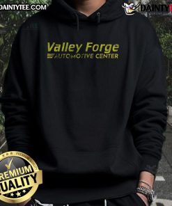 Premium Valley Forge Automotive Center Hoodie featuring a stylish design, perfect for car enthusiasts and casual wear.