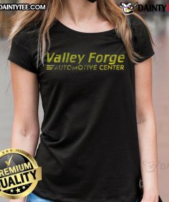 Premium Valley Forge Automotive Center ladies tee featuring a stylish design, perfect for car enthusiasts and casual wear.