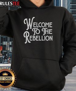 Premium vintage style Welcome to the Rebellion hoodie featuring bold graphics and a comfortable fit for rebellious fashion.