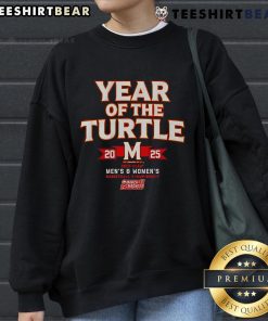 Alt Text: Premium Year of the Turtle Maryland Terrapins men's and women's basketball championship 2025 sweatshirt design.