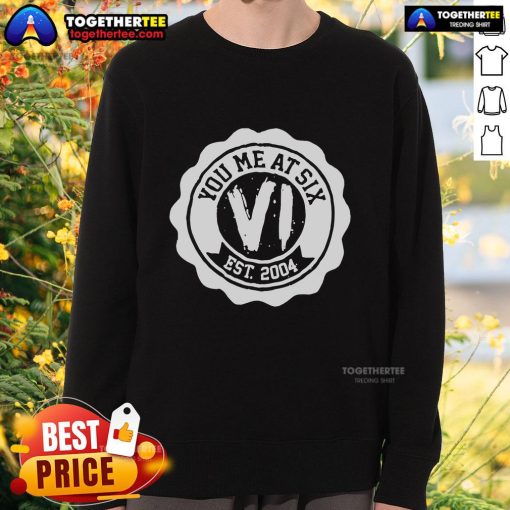 Premium You Me At Six Est 2004 Sweatshirt featuring a stylish design, perfect for fans of the band.