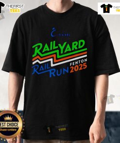 Premium Crim Rail Yard Rail Run Fenton 2025 T-Shirt featuring vibrant graphics and comfortable fit for rail enthusiasts.