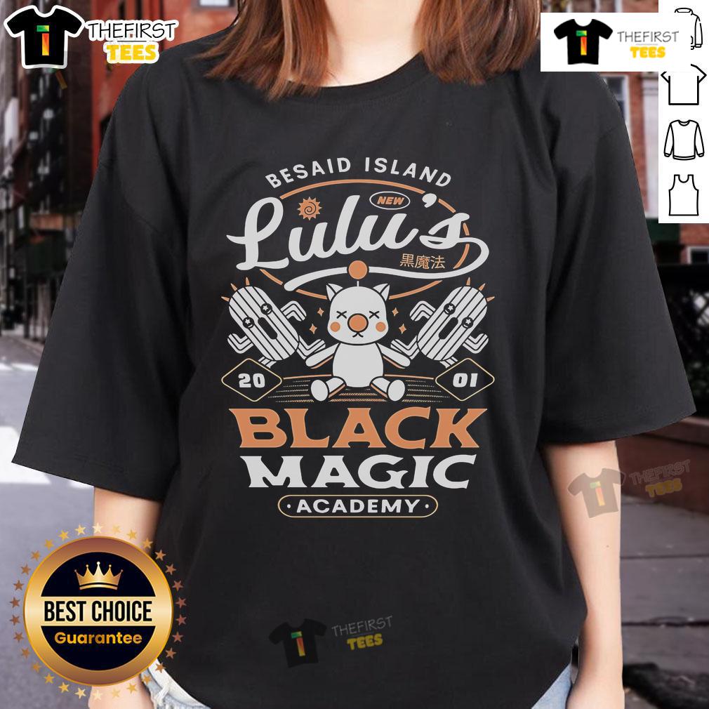 Pretty Besaid Island Lulu'S Black Magic Academy Ladies Tee Pretty Besaid Island Lulus Black Magic Academy Ladies Tee featuring vibrant graphics and a stylish design.