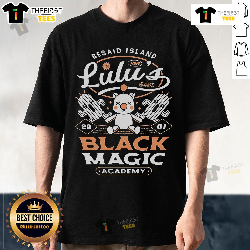 Pretty Besaid Island Lulu'S Black Magic Academy T Shirt Alt Text: Pretty Besaid Island Lulu's Black Magic Academy T-Shirt featuring vibrant graphics and stylish design.