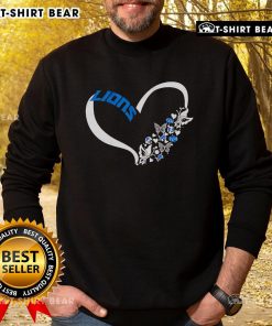 Pretty butterflies in my stomach Detroit Lions NFL sweatshirt, showcasing team spirit and unique design for fans.