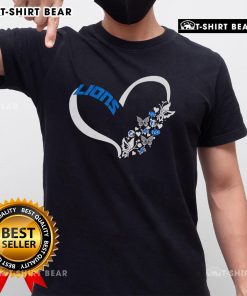 Pretty Butterflies in My Stomach Detroit Lions NFL T-Shirt featuring vibrant graphics and a comfortable fit for fans.