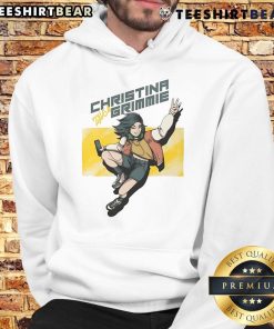 Alt Text: Pretty Christina Grimmie wearing a stylish street hoodie, showcasing her unique fashion sense and vibrant personality.