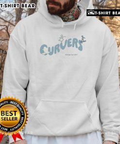 Pretty Curvers Keep Curving Hoodie in stylish design, perfect for casual outfits and showcasing confidence.