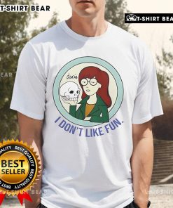 Pretty Daria I Don't Like Fun T-Shirt featuring a stylish graphic design, perfect for fans of the iconic cartoon.