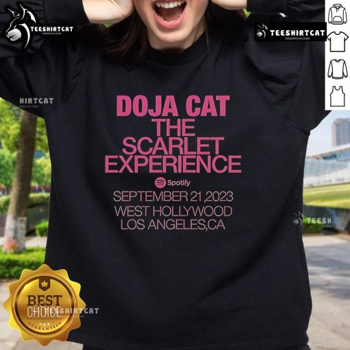 Pretty Doja Cat The Scarlet Experience September sweatshirt featuring vibrant colors and stylish design.
