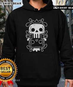 Stylish Pretty Dos Calaveras skull hoodie featuring vibrant sugar skull designs, perfect for festive occasions and casual wear.
