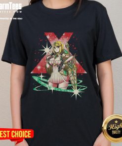 Pretty Energy Charger Xenoblade Mythra Ladies Tee featuring vibrant graphics and comfortable fit for fans.