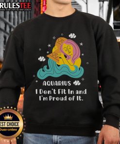 Alt Text: Pretty I Don't Fit In And I'm Proud Sweatshirt in vibrant colors, showcasing a bold statement on individuality.