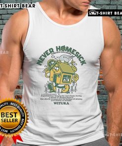 Pretty Never Homesick Forever Exploring Wituka Tank Top in a vibrant outdoor setting, perfect for adventurous fashion.