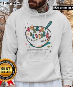 Pretty Possibilities Cereal Hoodie featuring a colorful cereal graphic, perfect for cozy and stylish casual wear.