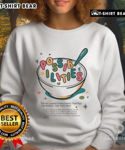 Pretty Possibilities cereal sweatshirt featuring a colorful design, perfect for cozy casual wear and cereal lovers.