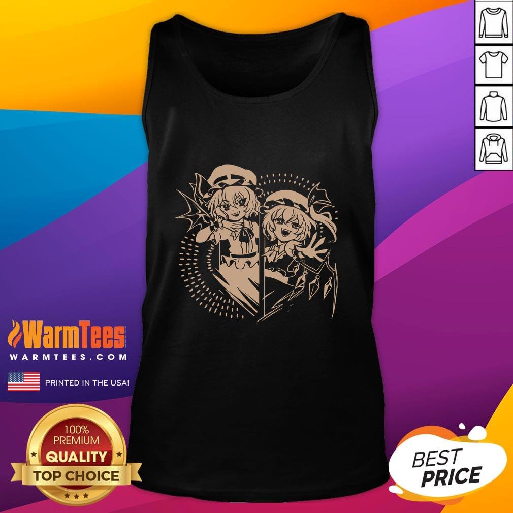 Pretty Remilia Scarlet Scarlet Chamber Touhou Project Tank Top Pretty Remilia Scarlet in a stylish tank top from the Scarlet Chamber, inspired by Touhou Project.