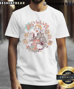 Pretty Role Playing Dungeon Meshi T-Shirt featuring delicious food art from the popular In Dungeon manga series.