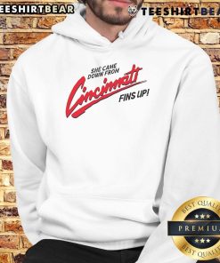Pretty She Came Down From Cincinnati Hoodie in vibrant colors, showcasing a stylish design perfect for casual wear.