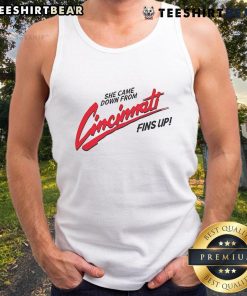 Pretty She Came Down From Cincinnati tank top featuring a stylish design, perfect for casual summer outfits.