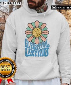 Alt Text: Colorful Pretty Suenos El Festival Latino Flower Hoodie featuring vibrant floral patterns, perfect for festival wear.