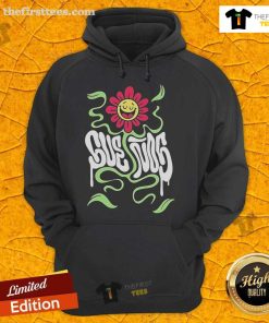 Happy face hoodie at Pretty Suenos Music Festival, showcasing vibrant colors and joyful atmosphere.