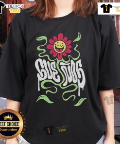 Happy ladies enjoying the Pretty Suenos Music Festival wearing stylish tees, capturing the vibrant festival atmosphere.