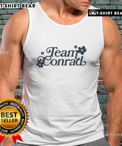 Alt Text: Stylish Pretty Team Conrad tank top featuring a vibrant design, perfect for casual summer outfits.