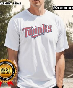 Pretty Twin Twinks T-Shirt featuring colorful graphics and stylish design, perfect for LGBTQ+ pride and casual wear.