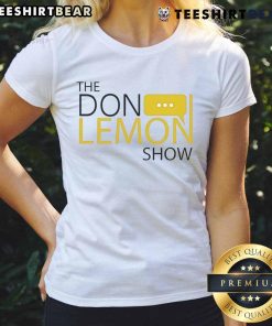 Alt text for 'The-Don-Lemon-Show-Logo-Ladies-Tee': The Don Lemon Show logo on a stylish ladies tee, perfect for fans of the show.