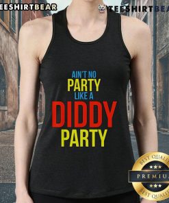 Stylish tank top featuring 'Ain't No Party Like A Diddy Party' design, perfect for party enthusiasts and summer events.