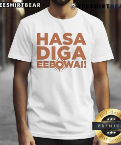 Top Book Of Mormon Hasa Diga T-Shirt featuring vibrant design and bold text for fans of the musical and its humor.
