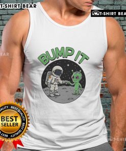 Stylish Top Bump It Alien Tank Top featuring a vibrant alien graphic, perfect for trendy summer outfits.