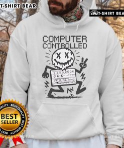 Top Computer Controlled Face Melt Hoodie featuring vibrant graphics and high-tech design for ultimate style and comfort.