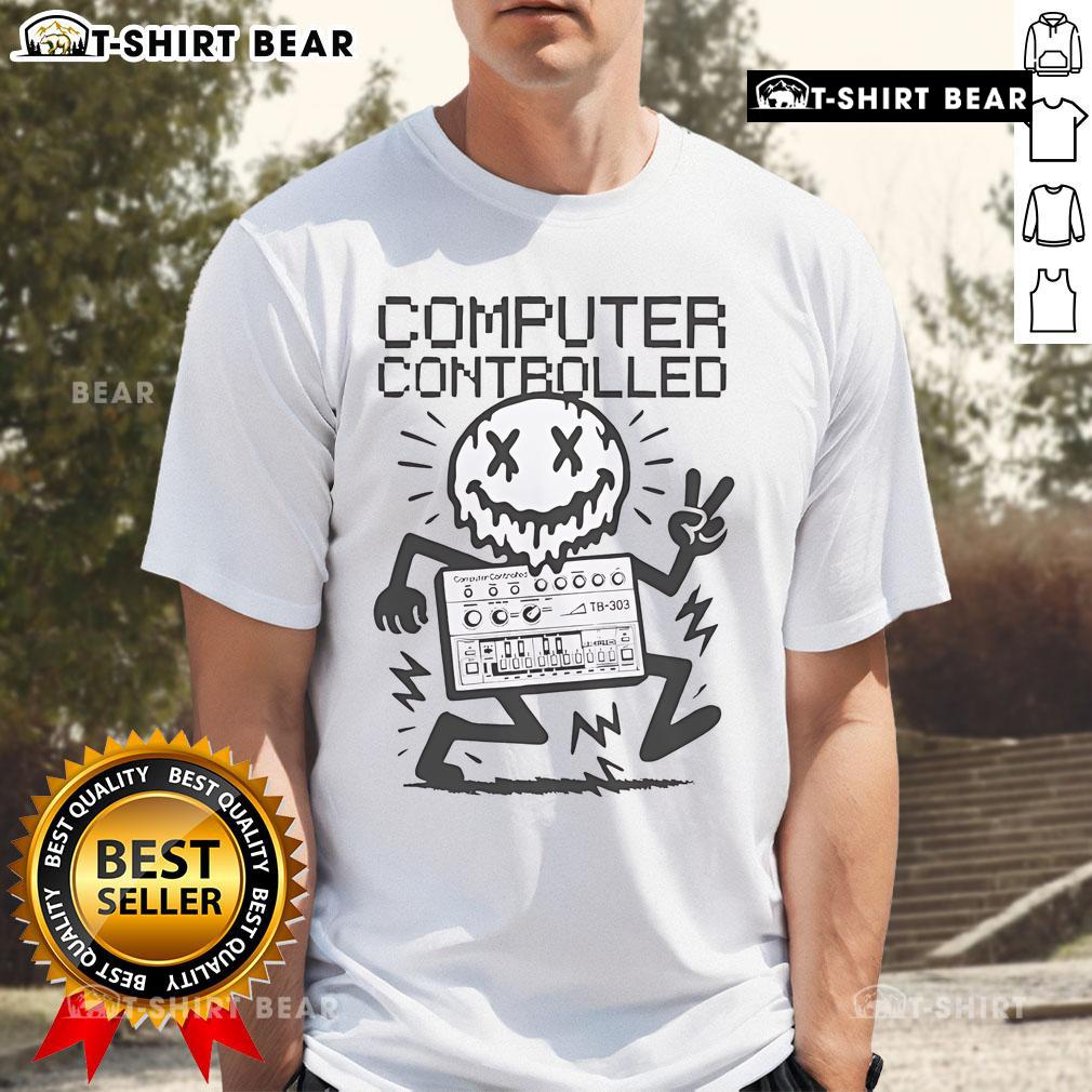 Top Computer Controlled Face Melt T Shirt Top Computer Controlled Face Melt T-Shirt featuring a vibrant graphic design for tech and music enthusiasts.