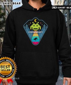 Top Conspiracy Dealer Retro Games Hoodie featuring vintage gaming graphics and a stylish design for gamers.