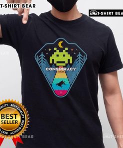Top Conspiracy Dealer Retro Games T-Shirt featuring vintage game graphics in a stylish design for gamers.