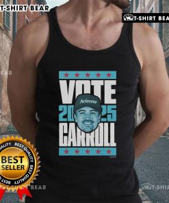 Top Corbin Carroll 2025 Vote Tank Top featuring bold graphics supporting Corbin Carroll's campaign for 2025.