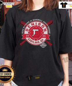 Top Denison University NCAA Division III Baseball Championship 2025 Ladies Tee in Eastlake, OH, showcasing team spirit.