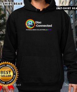 Top Disc Connected Physical Media Collectors United hoodie featuring a stylish design for media enthusiasts.