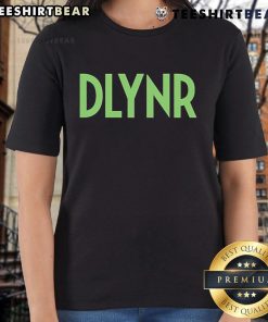 Top DLYNR Box Dolly Noire Ladies Tee featuring stylish design and comfortable fit for women, perfect for casual wear.
